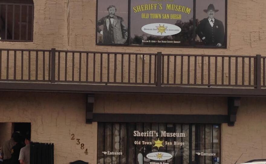 William B. Kolender Sheriff's Museum in Old Town San Diego, Oct. 12, 2015.