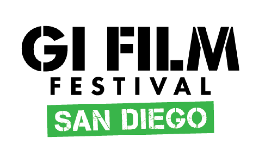 Logo for GI Film Festival San Diego, 2021