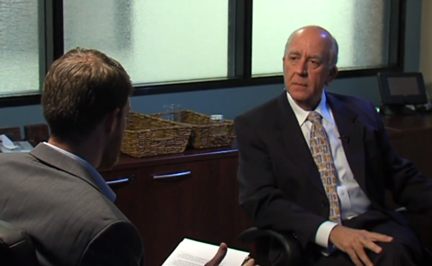 Former Poway Unified School District Superintendent John Collins is interviewed, November 2012. 