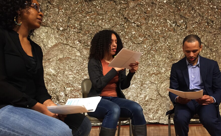 In <em>Blue-Eyed Black Boy</em>, Lattimore, Nyoka and Jones play characters who try to stop the lynching of a young black man, after he's put in jail for brushing up against a white woman on the street.