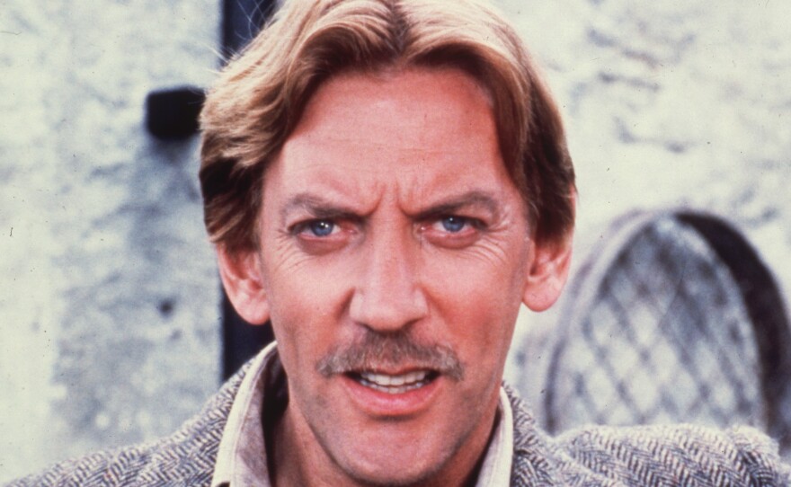 Donald Sutherland pictured in the 1970s.