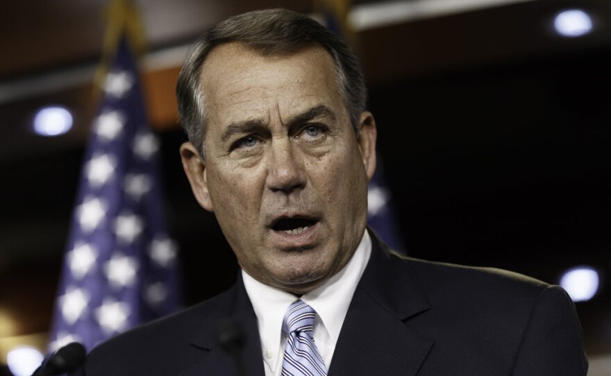 House Speaker John Boehner at a Capitol Hill news conference in June 2014.