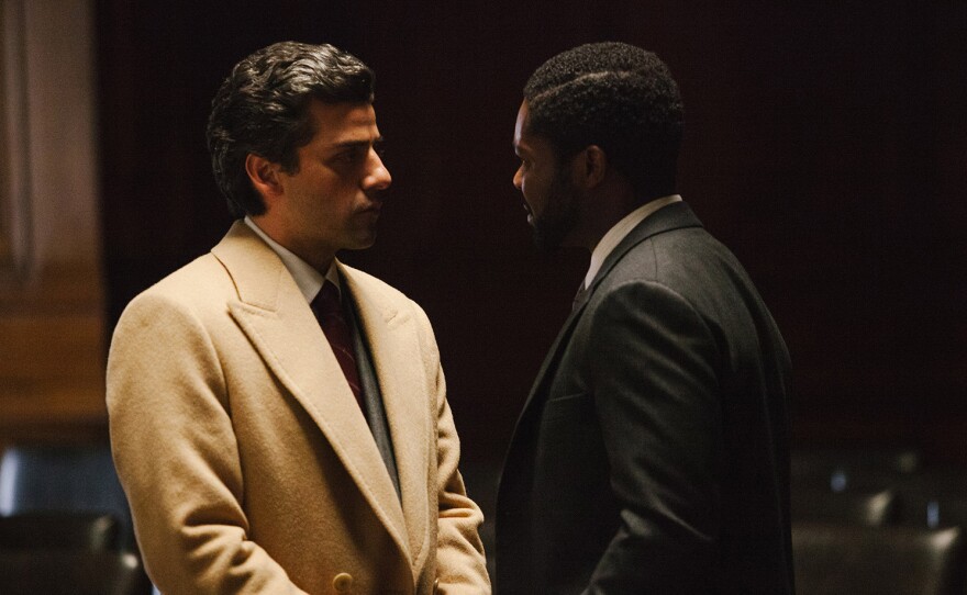 Oscar Issac and David Oyelowo star as a businessman and a district attorney locking horns in "A Most Violent Year."