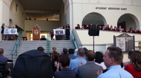 San Diego State University today announced a $25 million gift, Oct. 26, 2016.