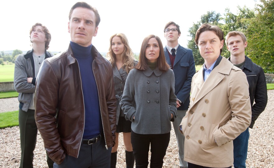 Michael fassbender and James McAvoy lead the new young X-men (and women).