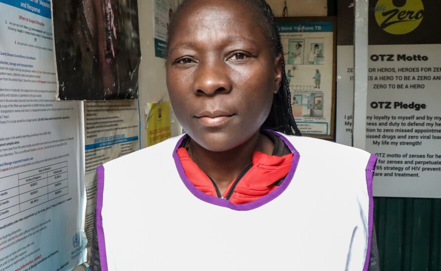 During the pandemic, Judith Shitabule earned the nickname "community ambulance" as she hurried from home to home to offer health-care advice to expectant mothers and others.