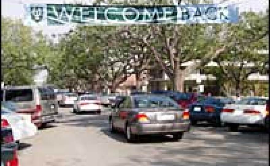 Students returned to Tulane's campus Thursday.