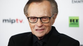 In this Nov. 12, 2018, file photo, Larry King attends the Friars Club Entertainment Icon Award ceremony honoring Billy Crystal at the Ziegfeld Ballroom in New York. 