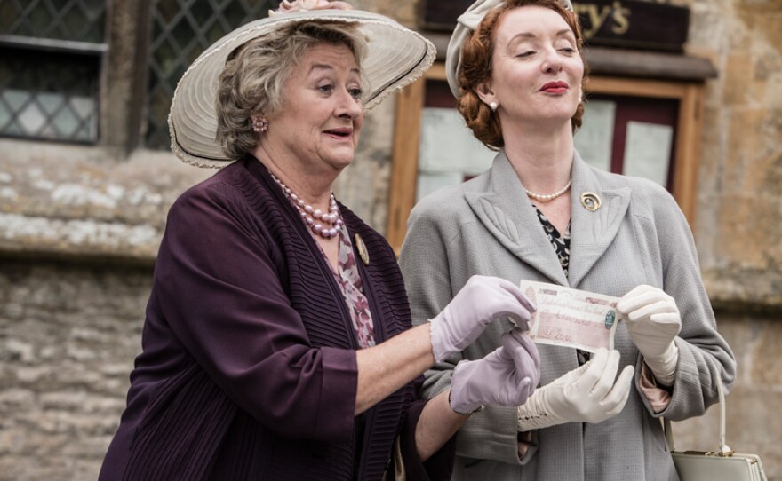 Mrs. McCarthy (SORCHA CUSACK) and Margaret Cartwright (ELIZABETH BERRINGTON) in a scene from "The Lepidopterists Companion."