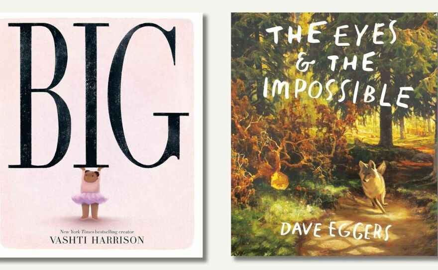 Vashti Harrison's <em>Big</em> and Dave Eggers' <em>The Eyes and the Impossible </em>took top honors from the American Library Assocation.