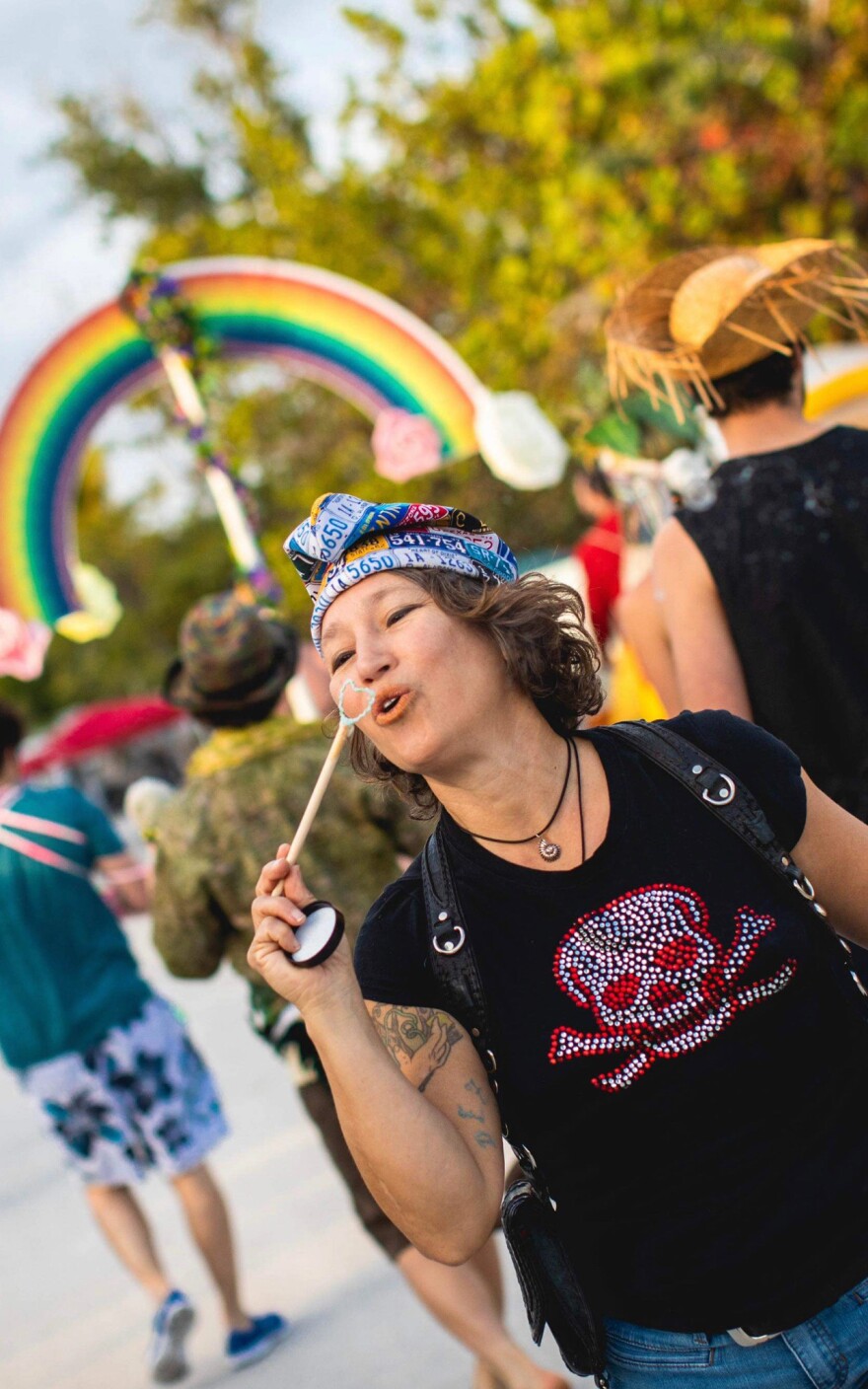 Denise Lozano at an event in this undated photo.