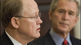 The nominee to succeed John Negroponte as director of national intelligence is Michael McConnell, who met members of the media at the Roosevelt Room of the White House Friday.