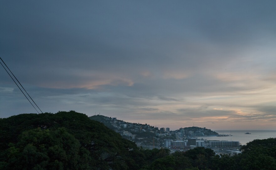 Night falls in Port Moresby, the capital of Papua New Guinea. Five years ago, the country's parliament passed the Family Protection Act, outlining penalties for domestic abusers, but enforcement has been spotty.