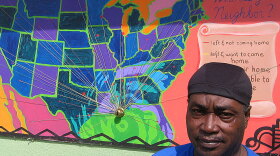 In the Holy Cross neighborhood, "Mac" McClendon created the Lower 9th Ward village, a community center and gathering place for returning residents.