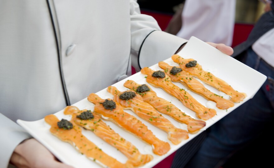 Wolfgang Puck's salmon Oscars.