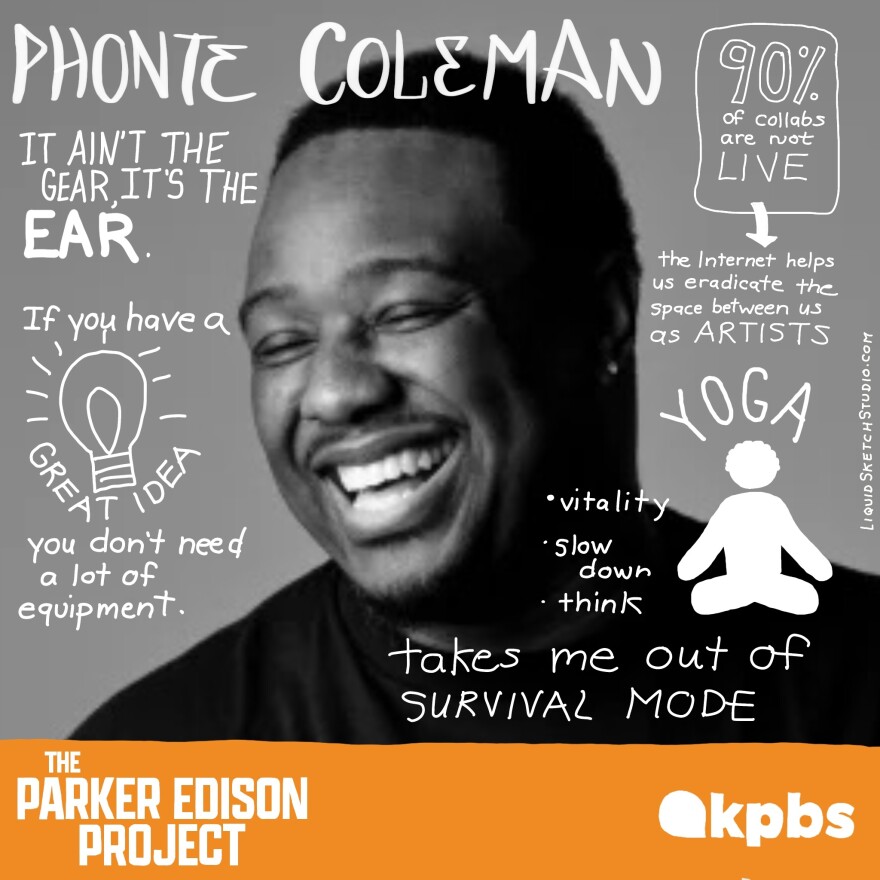 North Carolina rapper Phonte Coleman is seen in this undated graphic.