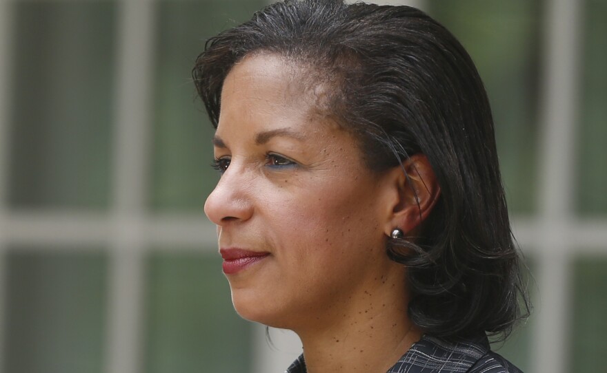 Susan Rice, shown in the White House Rose Garden on June 5, was the U.S. ambassador to the United Nations before taking over as President Obama's national security adviser.