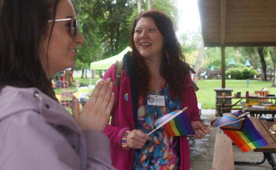 Jessica Mahuron, outreach director of the North Idaho Pride Alliance, said the organization felt it was important to hold the annual "Pride in the Park" event this year, in the face of threats and harassment.