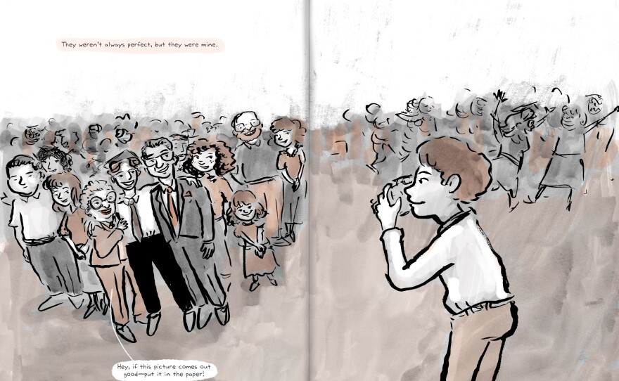 In <em>Hey, Kiddo, </em>illustrator and and author Jarrett J. Krosoczka tells the story of his childhood. He grew up with his grandparents Joe and Shirl, who raised him when he mother wasn't able to.