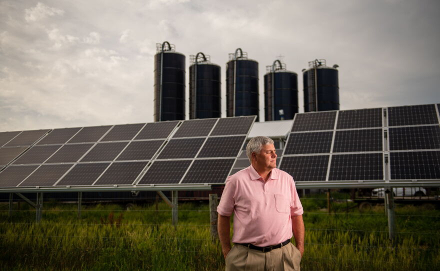 Rick Telesz farms 700 acres in western Pennsylvania. He says he'll be lucky to break even on his corn and soybean crops this year, given the sky-high cost of diesel fuel and fertilizer.