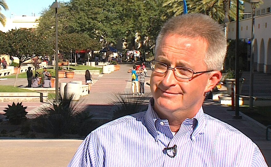 San Diego State professor of accounting Steven Gill, Feb. 3, 2015.