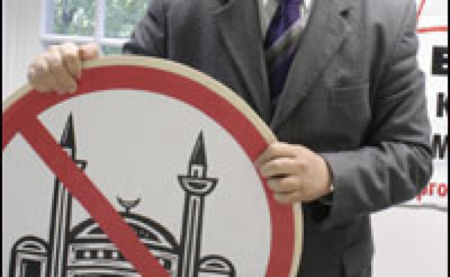Right-wing politician Markus Wiener fears the Cologne mosque will empower the Muslim population too much. His Pro-Cologne party has made opposition to the mosque its main political issue.