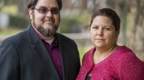 Denise Clancy with her husband, Shane.