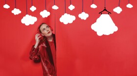 Dancer Jenn Freeman is shown in an undated photo promoting "Is It Thursday Yet?" at the La Jolla Playhouse.