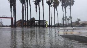 A storm hits Imperial Beach, Feb. 27, 2017. 