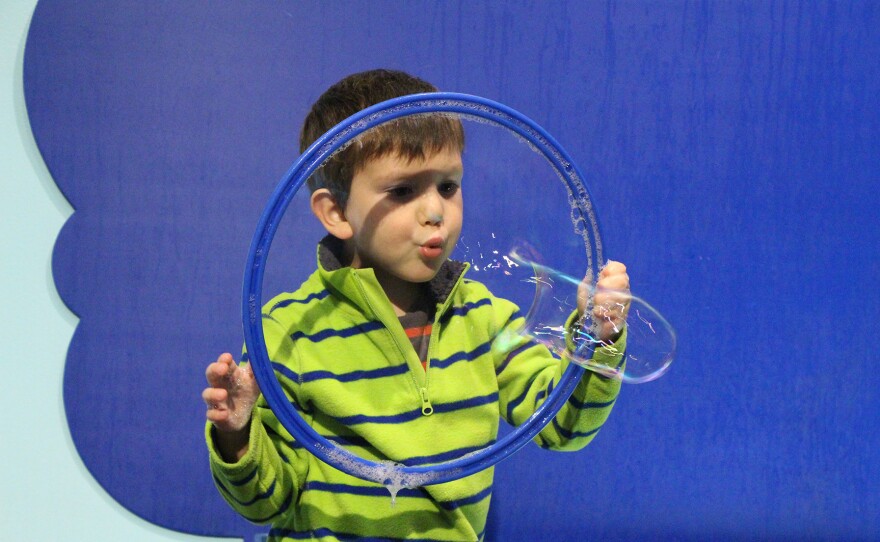 The Bubbles Exhibit at Boston Children's Museum.