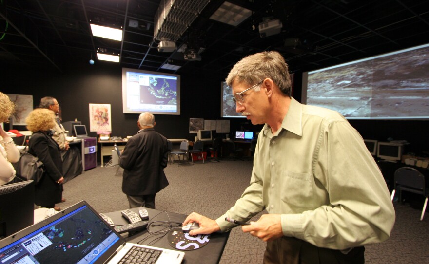 Professor Eric Frost is the Director of SDSU's VizCenter, which you can learn more about by clicking here.