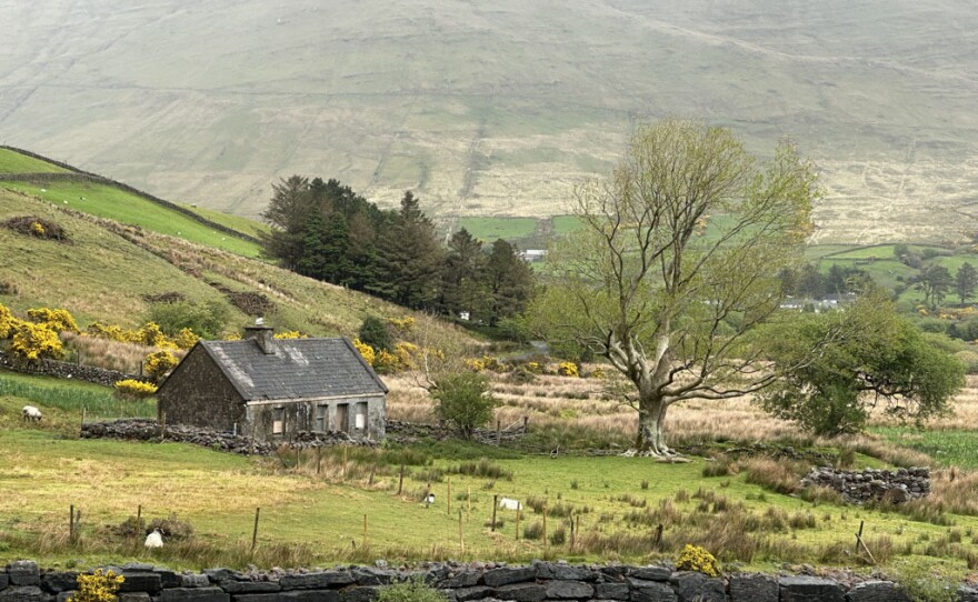 Countryside of County Galway, Ireland.