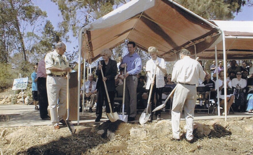 The groundbreaking and tree planting ceremony for what was then called “Vista Botanical Forest” at Brengle Terrace Park, July 20, 2000.