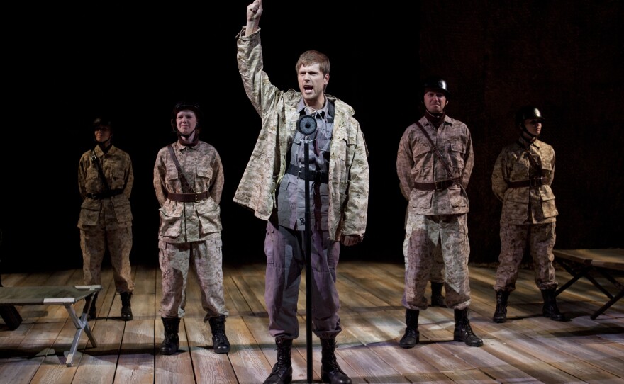 A scene from the Old Globe Theatre's production of "Richard III."