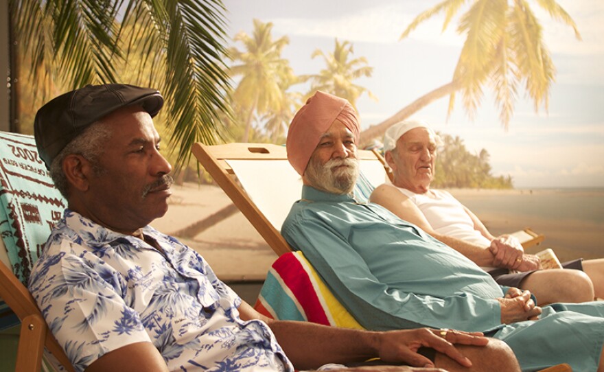Beach scene from SECRET LIFE OF GROWING UP “Golden Years.”