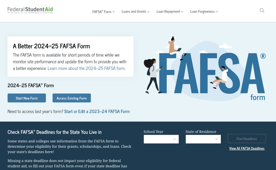 Since the new FAFSA launched on Dec. 30, 2023, the form has only been available for short periods of time. That changed this week. On Tuesday, the U.S. Education Department said applicants will now have 24-hour access.