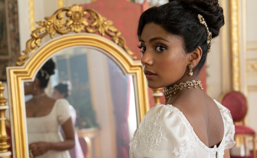 Charithra Chandran is cast as Edwina Sharma, who comes to England where her mom and half-sister in search of love and marriage.