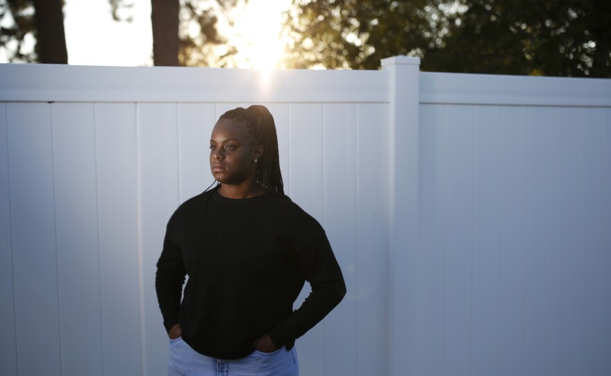 Samaria Bradford, 27, had to put her dream of joining the Air Force on hold when her credit check came back with medical debt only days before leaving for basic training. Now she has to pay down the debt or create payment plans before being able to enlist.