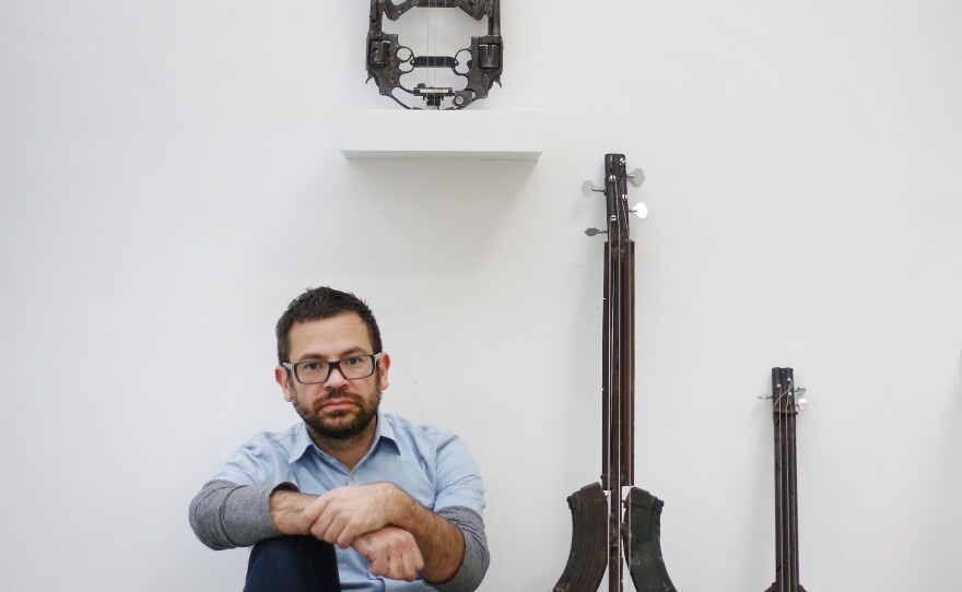 Pedro Reyes says he believes art should address social issues like gun violence, even if the issue is difficult or controversial.