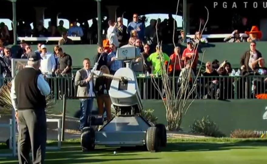 Launch Directional Robot Intelligent Circuitry — aka LDRIC — made a hole-in-one this week at TPC Scottsdale.