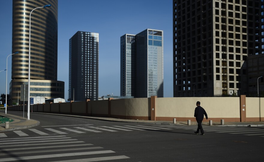 Modeled after Manhattan, Conch Bay is a massive development project in northern China. But at least for now, it's more ghost town than bustling metropolis.