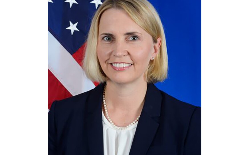 President Biden announced his intention to nominate Bridget Brink as the U.S. ambassador to Ukraine. The career foreign service officer has served as ambassador to Slovakia since 2019.