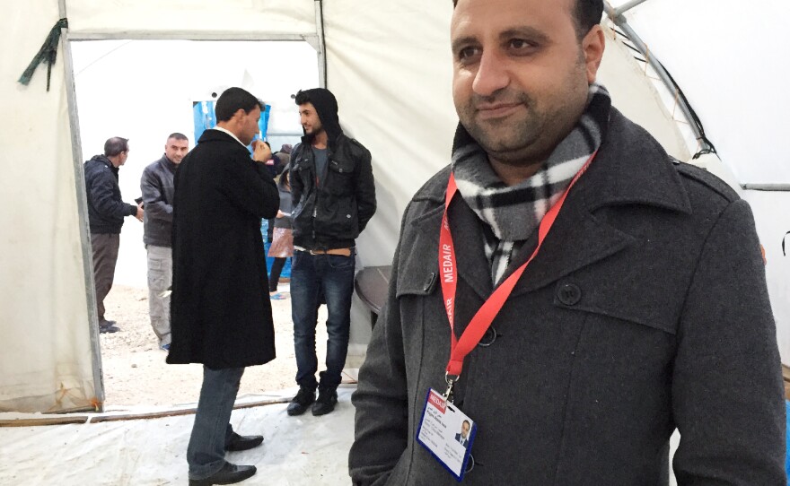 Dr. Haji Aziz Essa, a Yazidi doctor, is the only physician at a tent camp for some 24,000 Yazidis near the northern Iraqi city of Dohuk. The Yazidis fled this summer as the Islamic State attacked their ancestral home in Sinjar.