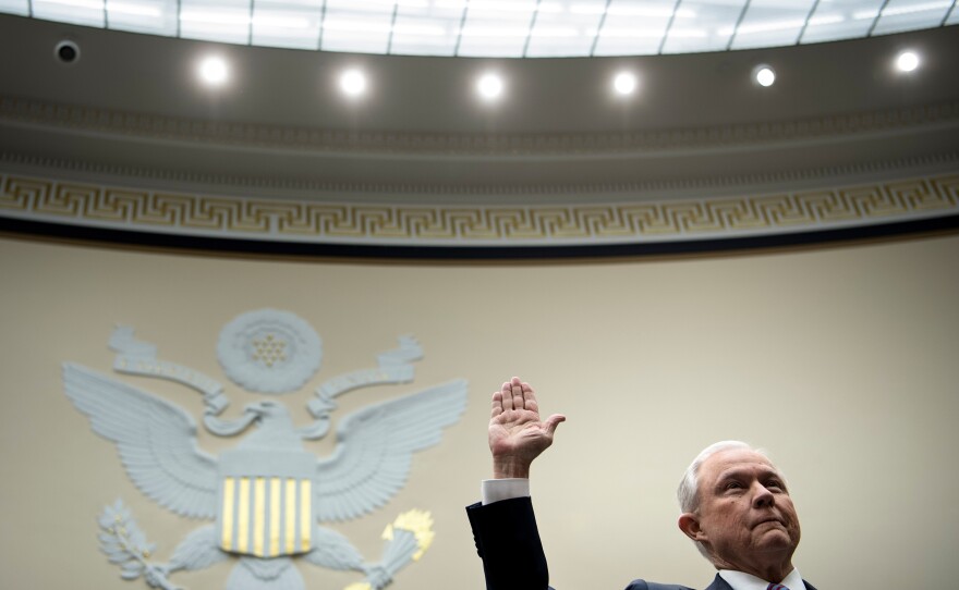 From the start of his tenure in the Trump Cabinet, Sessions fielded questions about whether he could oversee the ongoing Department of Justice investigation into Russian interference in the election.
