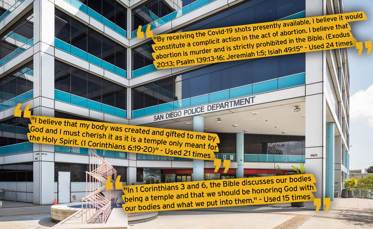 Questions raised over similarities in San Diego Police Department