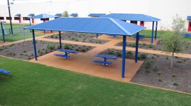 At the new immigration detention center in Karnes City, Texas, the outdoor recreation areas will be available to detainees 24 hours a day.