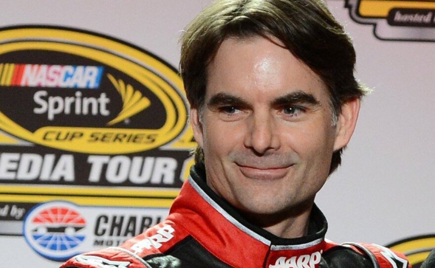 NASCAR Sprint Cup Series driver Jeff Gordon, left, says he won't race full-time after the 2015 season. Here, Gordon shakes hands with long-time team owner Rick Hendrick last year.