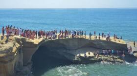 The arch in Sunset Cliffs, Aug. 16, 2015.