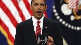 U.S. President Barack Obama speaks at the U.S. Military Academy at West Point on December 1, 2009 in West Point, New York. 