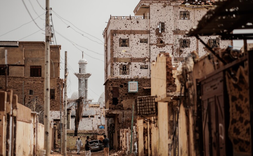The Sheikh GaribAllah Mosque in old Omdurman, Sudan, on Sept. 6.
